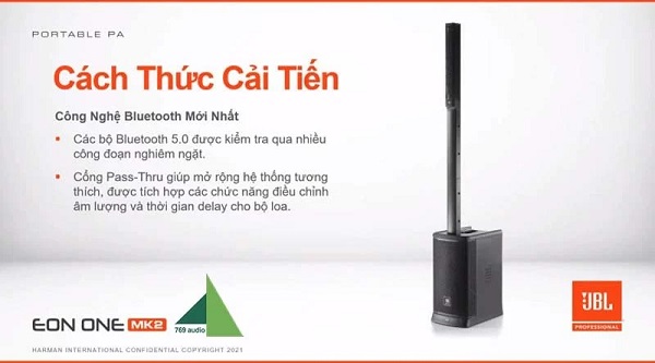 Quy Tắc Âm Thanh Loa JBL EON ONE MK2